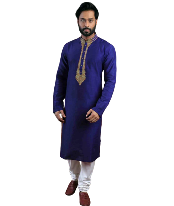 Costume Indien Bleu roi Vinodh - Tailles 38 l'évolution des habitudes 