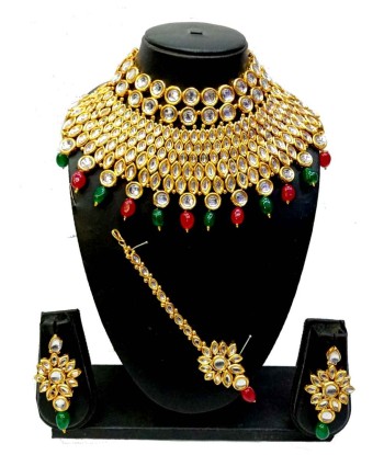 Parure Kundan Multi Sharadha pas chere