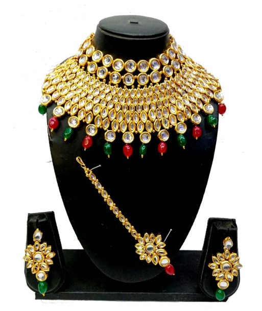 Parure Kundan Multi Sharadha pas chere