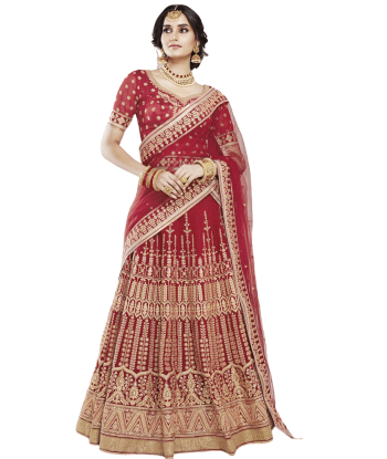 Lehenga Mariage Bordeaux Nirupa suggérées chez