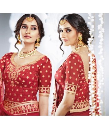 Lehenga Mariage Bordeaux Nirupa suggérées chez