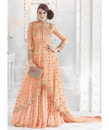 Lehenga Designer Orange Dina en ligne des produits 