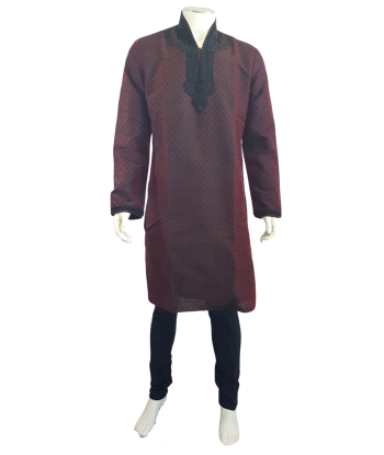 Ensemble homme bordeaux et noir Karthik  - taille 40 la livraison gratuite