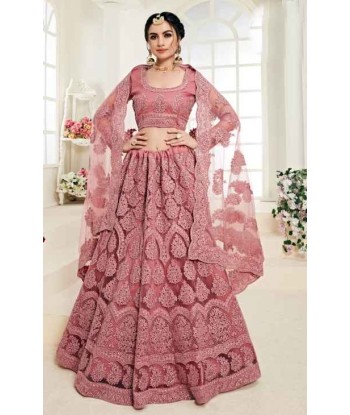 Lehenga nuptial rose Kahina Toutes les collections ici