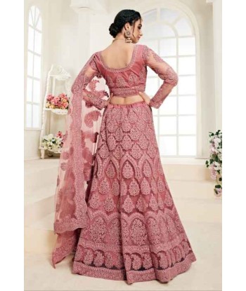 Lehenga nuptial rose Kahina Toutes les collections ici