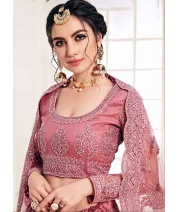 Lehenga nuptial rose Kahina Toutes les collections ici