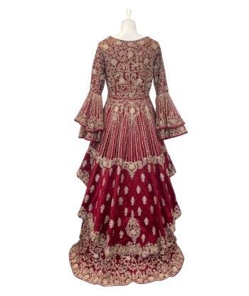 Lehenga Mariage Rouge Deepika de votre