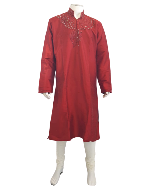 Costume bollywood Rouge Nizar - Taille 42 Pour