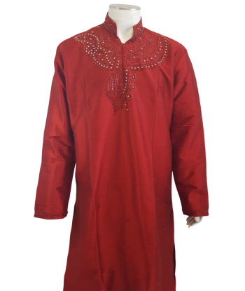 Costume bollywood Rouge Nizar - Taille 42 Pour