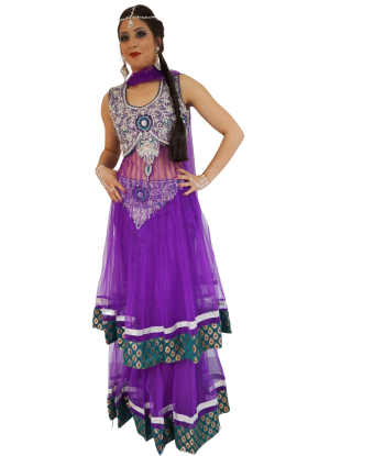 Lehenga bollywood violet Sheila shop