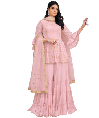 Stylish salwar rose Touria - Taille 44 de l' environnement