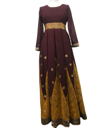 Robe Indienne marron Sakina Les magasins à Paris et en Île-de-France