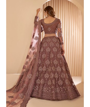 Lehenga nuptiale taupe Keya prix pour 