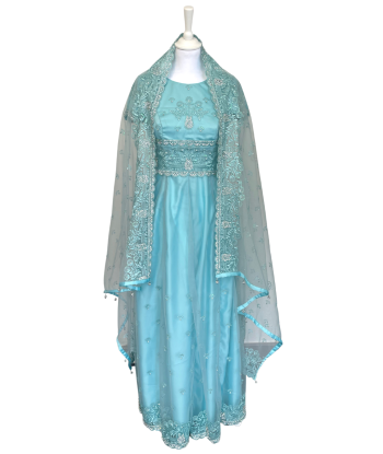 Robe de soirée bleu givré Haseena offre 