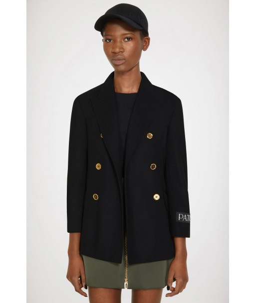 Iconic double-breasted jacket in wool and cashmere sur le site 