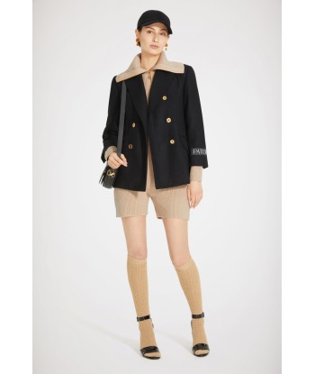 Iconic double-breasted jacket in wool and cashmere sur le site 