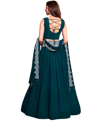 Lehenga designer bleu Nivi JUSQU'A -70%! 