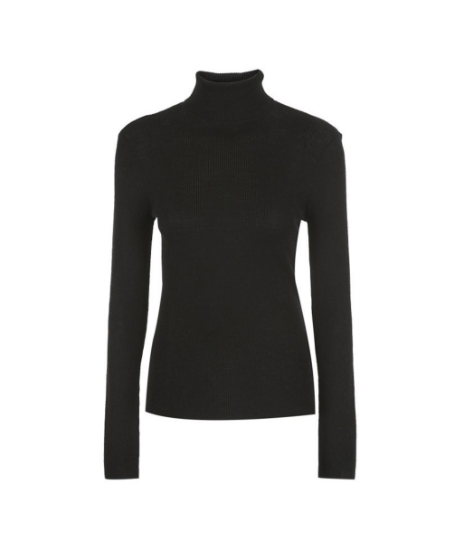 Col Roulé Laine Femme Noir store