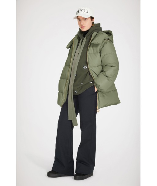 Puffer coat with detachable sleeves in recycled polyester du meilleur 