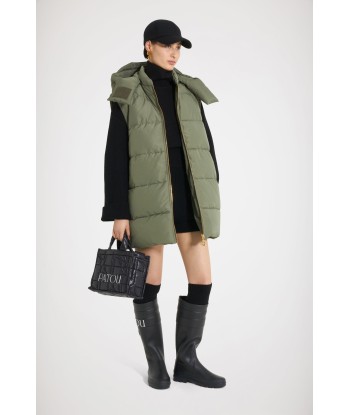 Puffer coat with detachable sleeves in recycled polyester du meilleur 