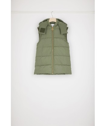 Puffer coat with detachable sleeves in recycled polyester du meilleur 