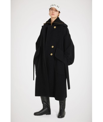 Maxi coat in double-faced wool Comparez et commandez 