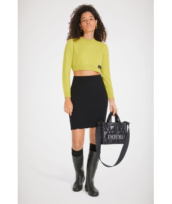 Cable knit skirt in Merino wool Venez acheter