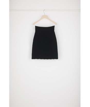 Cable knit skirt in Merino wool Venez acheter