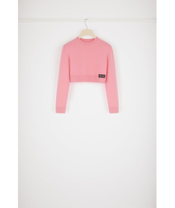 Cropped jumper in wool and cashmere Pour