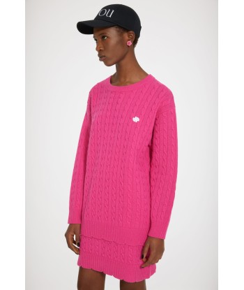 JP cable knit jumper in Merino wool de technologie