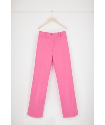 Flared trousers in responsible wool and cashmere d'Europe débarque