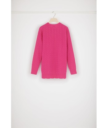 JP cable knit jumper in Merino wool de technologie