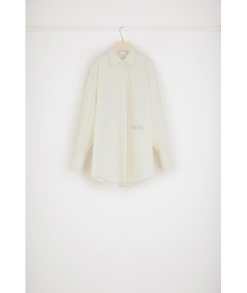 Mini shirt dress in organic cotton en linge