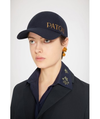 Patou embroidered felt cap 50-70% off 