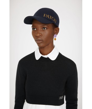 Patou embroidered felt cap 50-70% off 