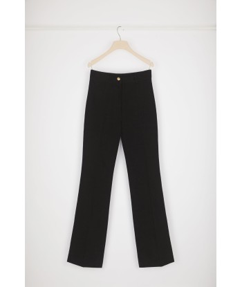 Tailored flared trousers in organic denim Découvrez la collection