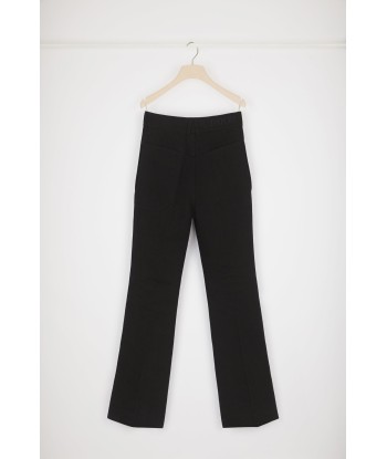 Tailored flared trousers in organic denim Découvrez la collection