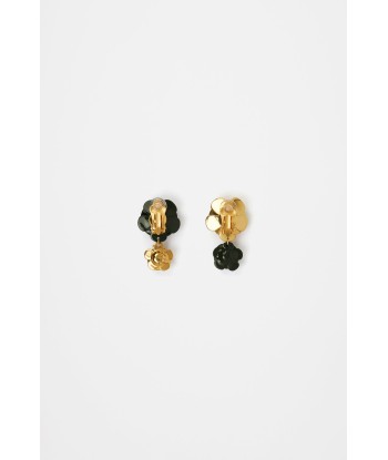 Double flower earrings la livraison gratuite