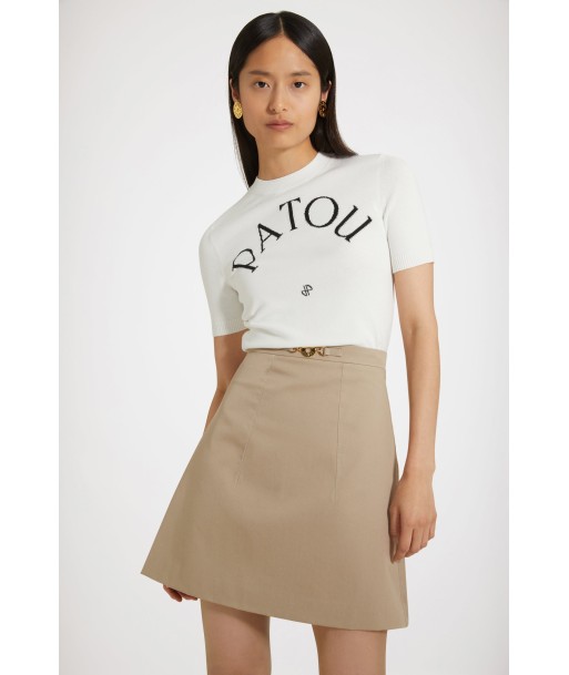 Medallion mini skirt in organic cotton livraison gratuite