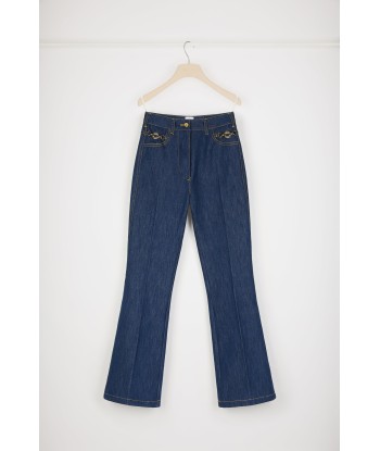 Flared trousers in organic cotton denim pour bénéficier 