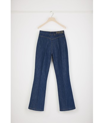 Flared trousers in organic cotton denim pour bénéficier 